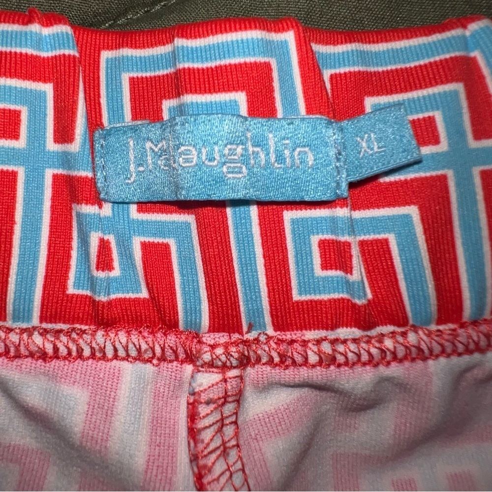 J. McLaughlin Women’s Red Aztec Golf Skort Size XL - Picture 5 of 6